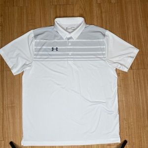 Under Armour Men’s White Button Shirt XL